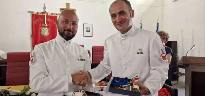 i due sottocapi Alessandro Gullo e Fabio Spada ricevono l'encomio